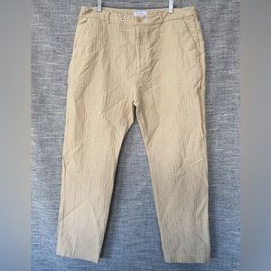 Scotch & Soda XXL pants textured flat front zipper pockets unisex